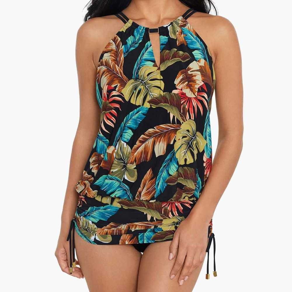 Tropical Print Women's One Piece Swimsuit